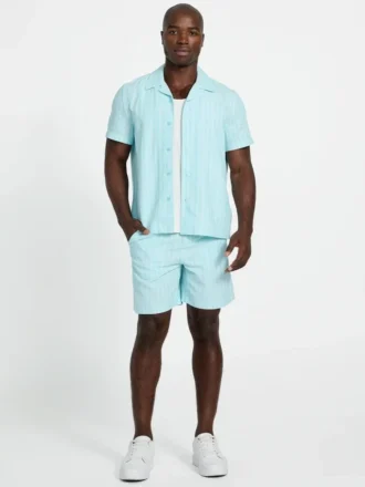 Linen-Blend Shirt
