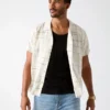 Linen-Blend Shirt
