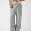Linen-Blend Striped Pants