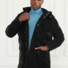 Long Down Hooded Jacket