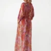 Long Silk-Blend Kimono