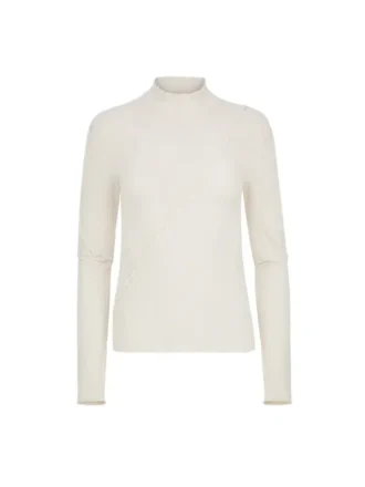 Long-Sleeve Lettuce Edge Top
