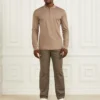 Long-Sleeve Zip Polo