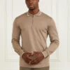 Long-Sleeve Zip Polo