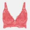 Louise Floral Lace Padded Halter Bra