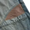 Low-Rise Wide Leg Denim Pants