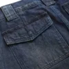 Low-Rise Wide Leg Denim Pants