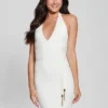 Lucia Belted Wavy Sweater Dress