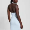 Lucia Belted Wavy Sweater Dress