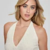 Lucia Wavy Sweater Halter Top