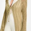 Lucky Lurex Net Duster Cardigan