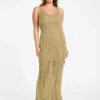 Lucky Lurex Net Maxi Dress