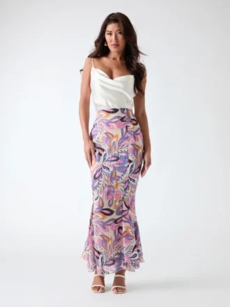 Luise Crused Paisley Skirt