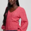 Madeline Textured V-Neck Sweater