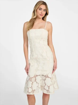Maisy Strapless Lace Dress