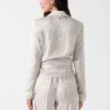 Marciano Monogram Satin Wrap Blouse