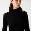 Marciano Rib-Knit Mini Dress
