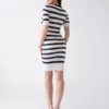 Marciano Striped Sequin Sweater Dress