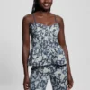Margaux Floral Denim Corset