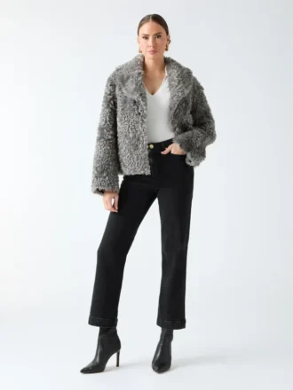 Margot Longline Faux-Fur Coat
