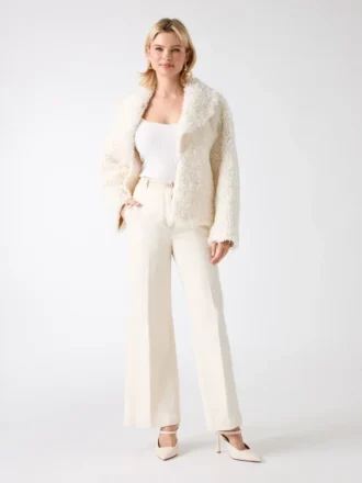 Margot Longline Faux-Fur Coat