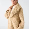 Margot Longline Faux-Fur Coat