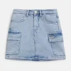 Maria Denim Cargo Skirt (7-14)