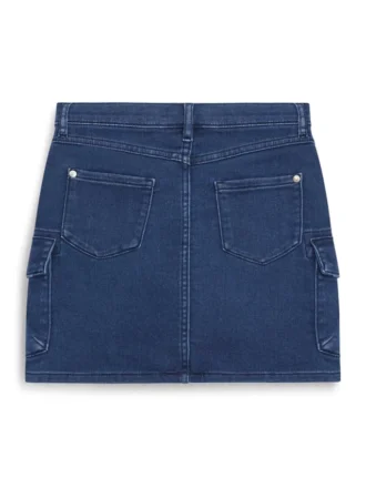 Maria Denim Cargo Skirt (7-14)
