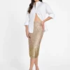 Marilyn Sequin Midi Skirt