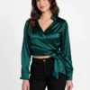 Marina Satin Tie Top