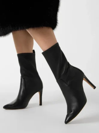 Mavrik Leather Ankle Bootie