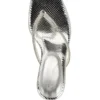 Mayan Rhinestone Thong Strap Heels