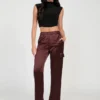 Megan Cargo Satin Pants