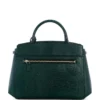 Melinda Python-Print Handbag