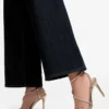Metallic Leather Strappy Heel