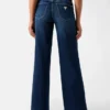 Mid-Rise Sexy Palazzo Wide-Leg Jeans