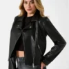 Miko Faux-Leather Moto Jacket