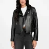 Miko Faux-Leather Moto Jacket