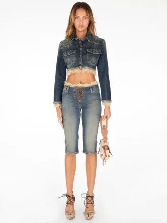 Cropped Denim Jacket