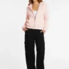 Mini Patch Zip-Up Sweatshirt