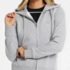 Mini Patch Zip-Up Sweatshirt