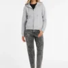 Mini Patch Zip-Up Sweatshirt
