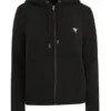 Mini Patch Zip-Up Sweatshirt