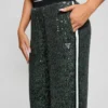 Mini Sequins Long Straight Pants