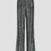 Mini Sequins Long Straight Pants