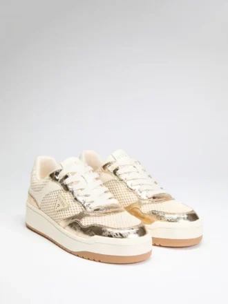Miram Low-Top Metallic Sneakers