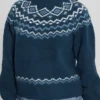 Mock-Neck Wool-Blend Pullover Sweater