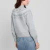 Mock-Neck Wool-Blend Pullover Sweater