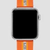 Monogram Tape Orange Silicone 42-44 Mm Band for Apple Watch®