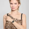 Multi-Tone and Black Square Analog Watch